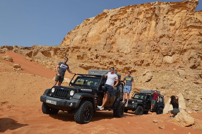 Dubai Self-Drive 4WD Desert and Dune Bash Safari - Fossil Rock and sunset photo stops