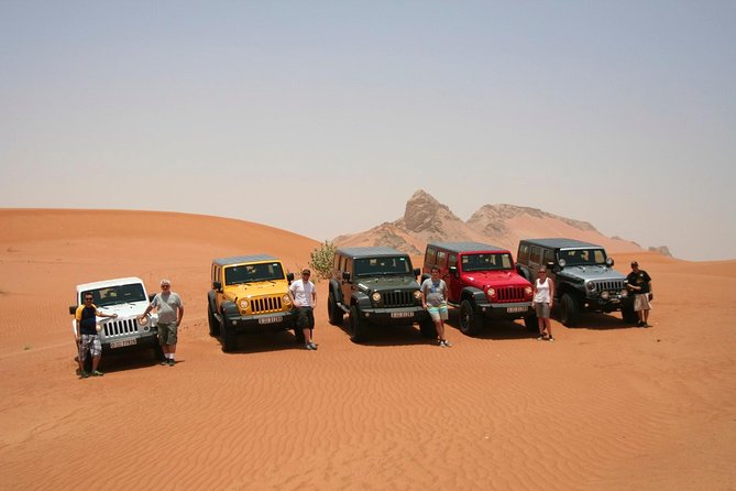 Dubai Self-Drive 4WD Desert and Dune Bash Safari - Tire deflation, safety instructions, and your first dunes