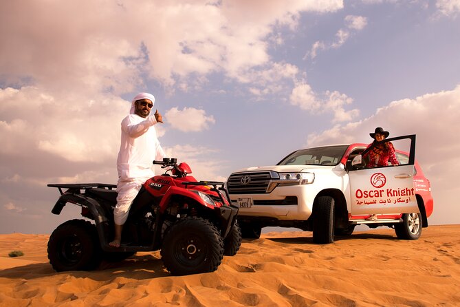 Dubai Self-drive Quad Bike, Sand Boarding, Camels & Refreshments - Key points before you book