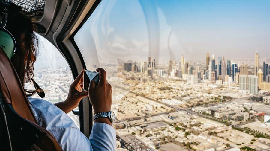 Dubai: Sightseeing Helicopter Ride from The Palm - The 17-minute route for a fuller city picture