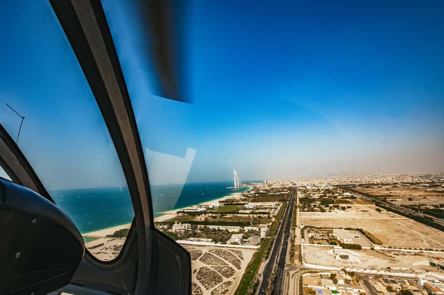 Dubai: Sightseeing Helicopter Ride from The Palm - Seats, cameras, and the extra-cost question