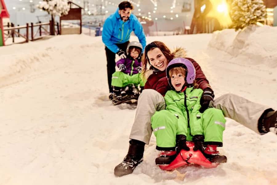 Dubai: Ski Dubai Snow Plus Pass - Choosing the Snow Bullet zipline