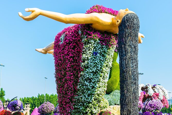 Dubai: Skip-The-Line Ticket to Dubai Miracle Garden - Smurfs, floral characters, and the family appeal