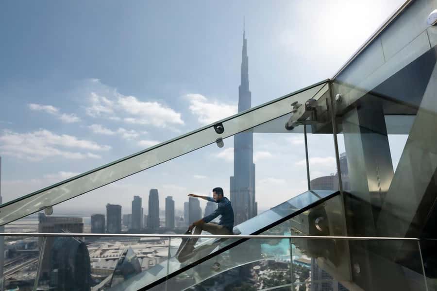 Dubai: Sky Views Observatory Ticket with Optional Extras - The Sky Glass Slide: thrilling, transparent, and very brief