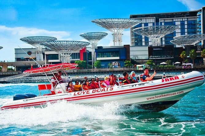 Dubai Speedboat Tour, Marina, Atlantis, Palm & Burj Al Arab - Burj Al Arab and the afternoon route