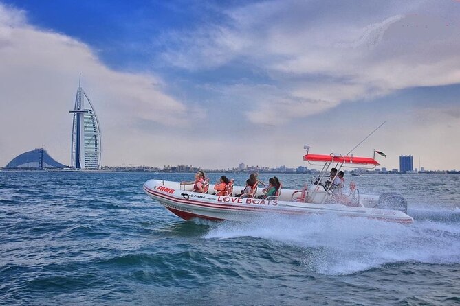 Dubai Speedboat Tour, Marina, Atlantis, Palm & Burj Al Arab - The speed, spray and comfort level