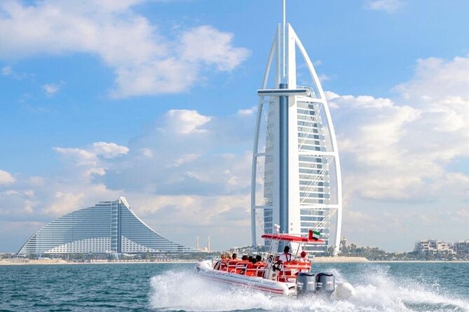 Dubai Speedboat Tour, Marina, Atlantis, Palm & Burj Al Arab - Starting at Dubai Marina