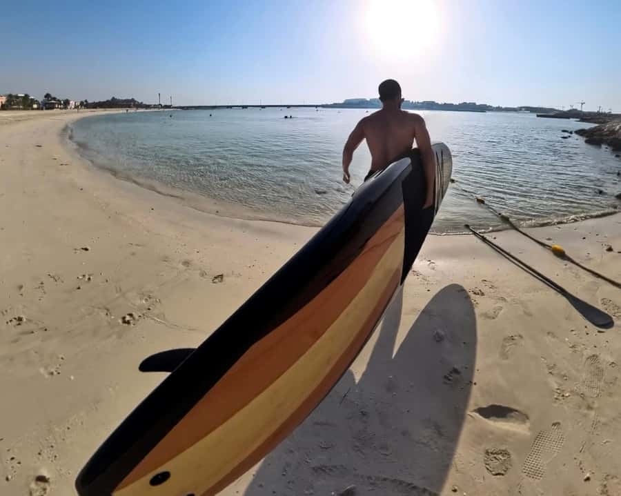 Dubai: Stand-Up Paddle Boarding with Burj Khalifa View - The guide is an important part of the experience