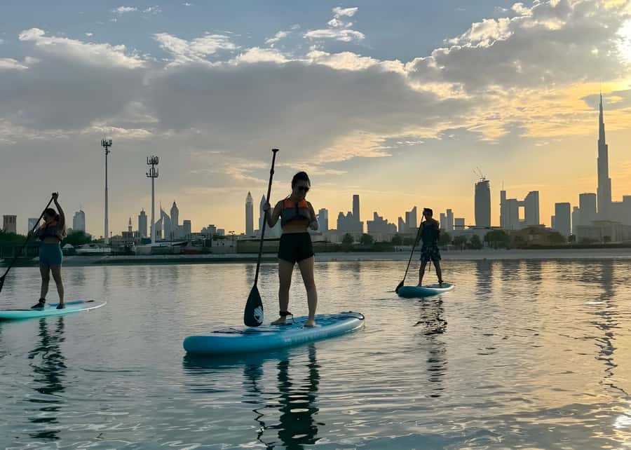 Dubai: Stand-Up Paddle Boarding with Burj Khalifa View - Who should choose this paddleboarding trip?