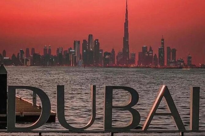 Dubai stopover tour with airport transfers & flexible durations - Jumeirah Public Beach and the Burj Al Arab view