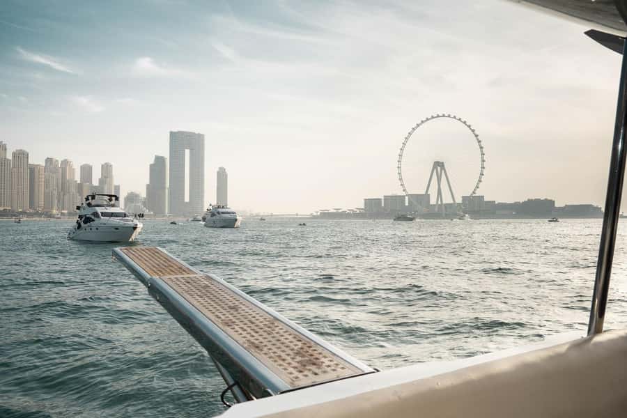 Dubai: Sunset & Night Cruise with Bites and Drinks - Dubai Marina and JBR from the boat