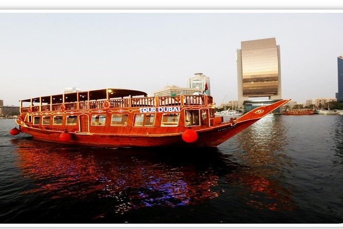 Dubai Super Saver: Desert Camp Experience by 4x4 and Dhow Dinner Cruise - The Bedouin-style camp after sunset