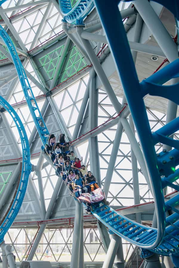 Dubai: The Storm Coaster - What happens during the two-minute ride