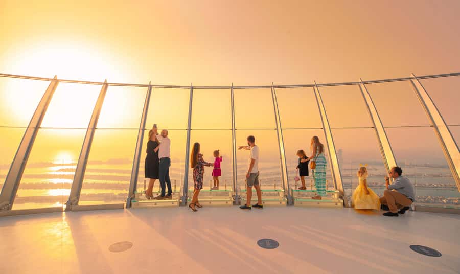 Dubai: The View At The Palm Observatory Entry Ticket - The View Exhibition Explains the Palm