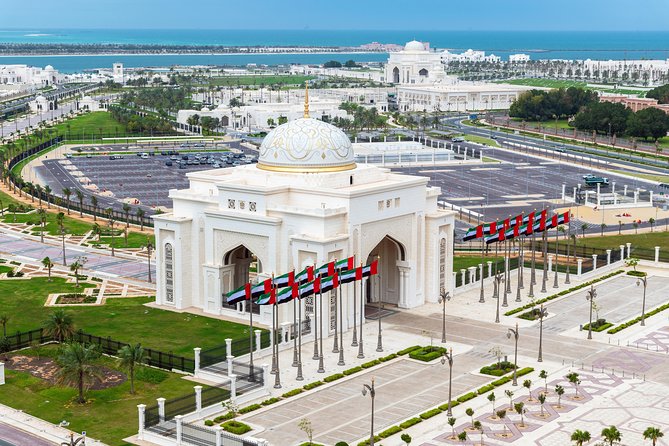 Dubai to Abu Dhabi Day Trip: Grand Mosque, Palace & Etihad Towers - Etihad Towers: 45 minutes above the Corniche