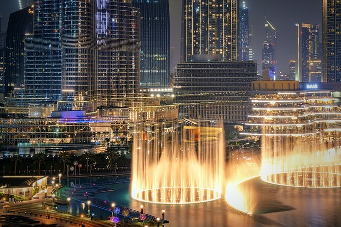 Dubai Tour At Night - Jumeirah Public Beach and the Burj Al Arab Photo Stop