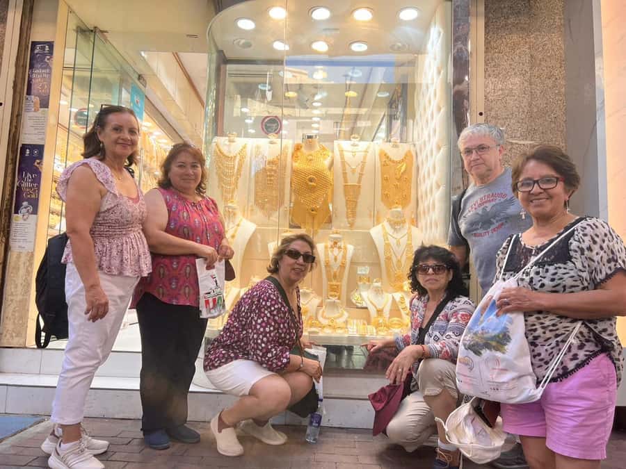 Dubai Tour: Haritage Walking Guide, Gold & Spice Souq, Creek - Crossing Dubai Creek by abra