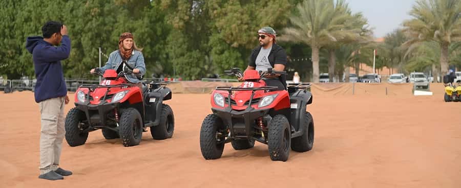 Dubai: Tour with BBQ Dinner, Camel Ride, & Traditional Show - Arriving at the Bedouin-style camp