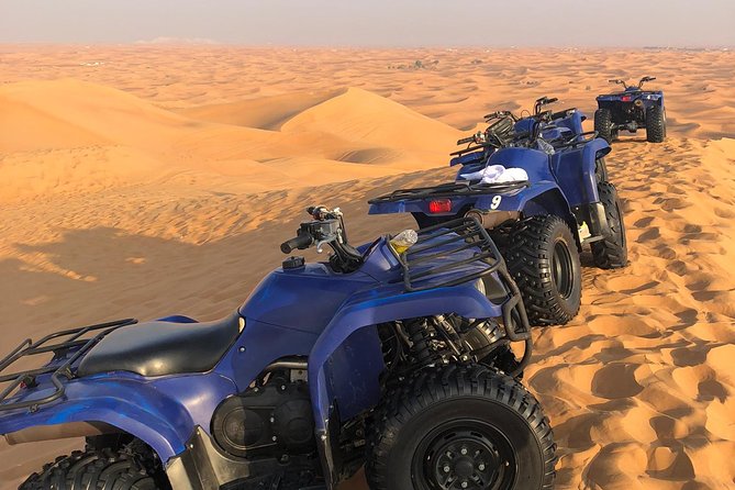 Dubai: Unique MORNING Quad Bike Red Dunes Safari - Key points at a glance