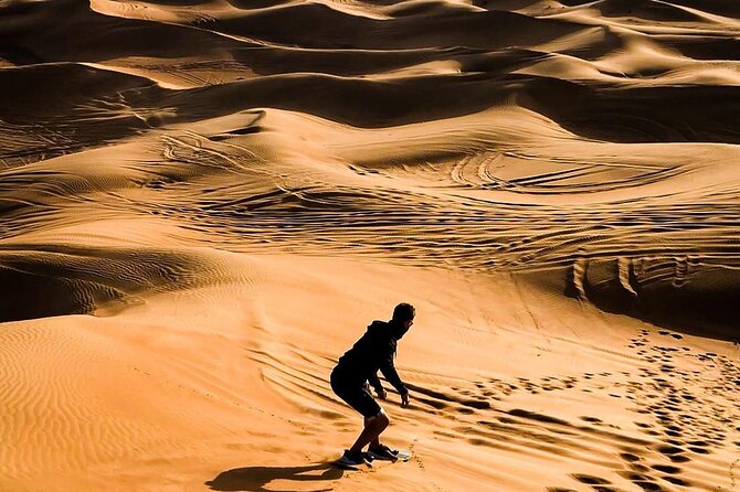 Dubai Unique Sunset Combo: 4WD and Quad Bike Red Dunes Safari - Sunset at the top, when the desert quiets down