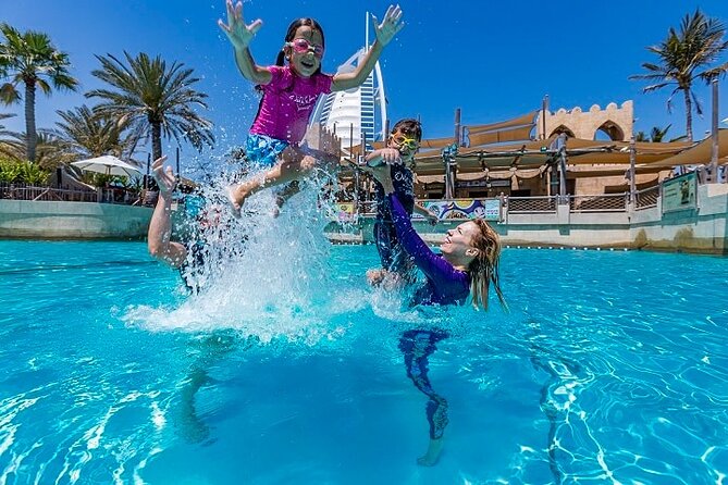 Dubai Wild Wadi Water Park Admission Ticket - Flood River, waves, and the 18-meter waterfall