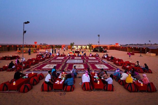 Dubai4x4 Evening Desert Safari,Camel Ride,4 Live Shows,BBQ Dinner - BBQ dinner with drinks included
