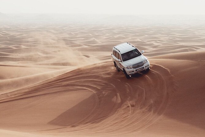 Dubia 4x4 Dune Bashing, Sandboarding, Camel Riding and Bbq Dinner - Key points at a glance