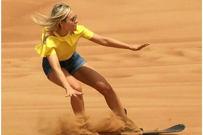Dubia 4x4 Dune Bashing, Sandboarding, Camel Riding and Bbq Dinner - Leaving Dubai after 2:30 p.m.