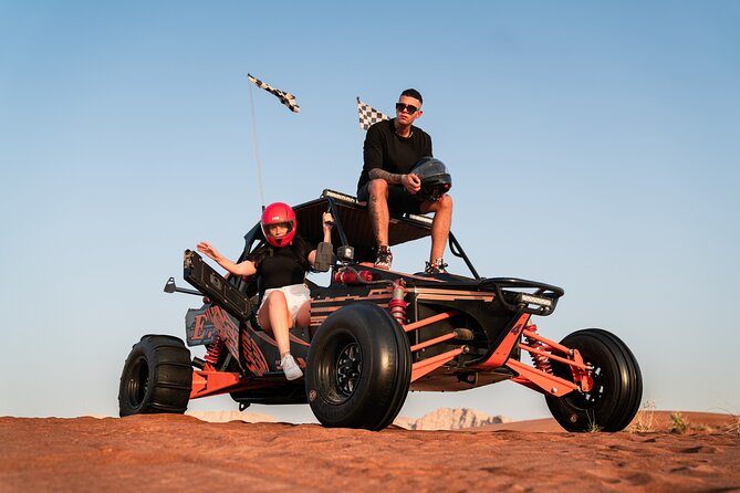 Dune Buggy Experience and Dinner at Mleiha Archaeological Center - Sandboarding adds a quick burst of speed