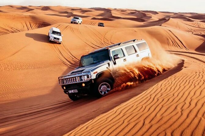 Dune Safari with 4X4 Car and BBQ Dinner - The tire stop before dune bashing