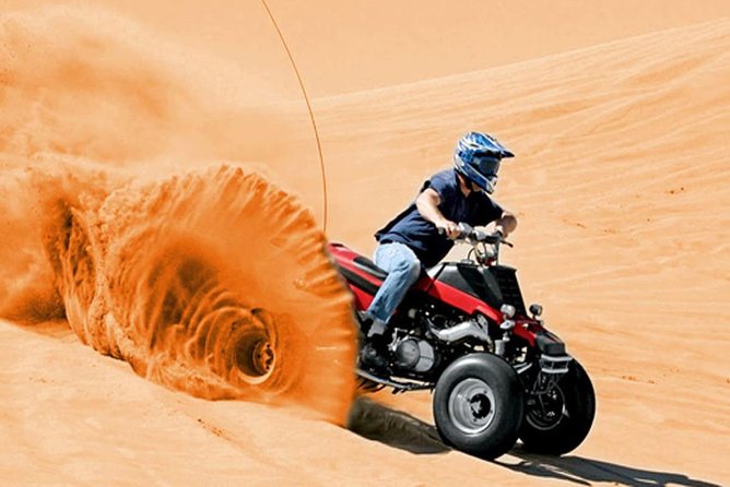 Enjoy Desert Safari With BBQ Dinner and Many More - BBQ dinner, vegetarian food, and unlimited drinks
