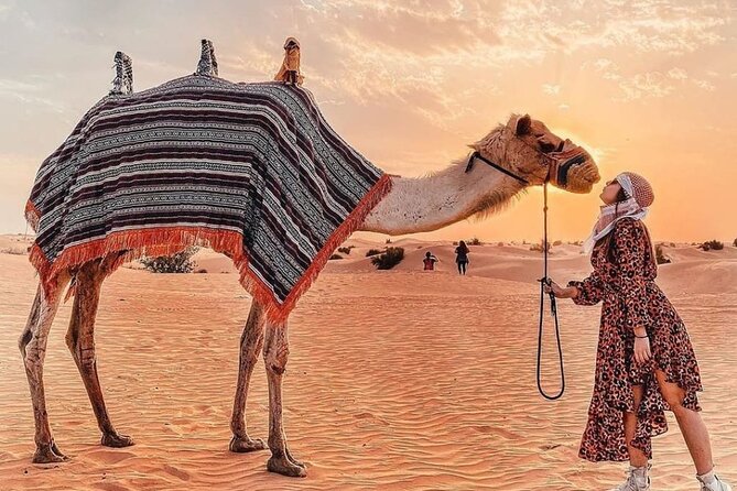Evening Desert Safari & BBQ With Live Shows,Camel Ride,Falcon pic - Arabic coffee, dates, and the camp welcome