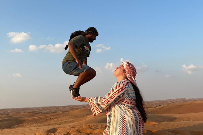 Evening Desert Safari Camel Ride Dinner Live Shows in Abu Dhabi - BBQ dinner under the stars