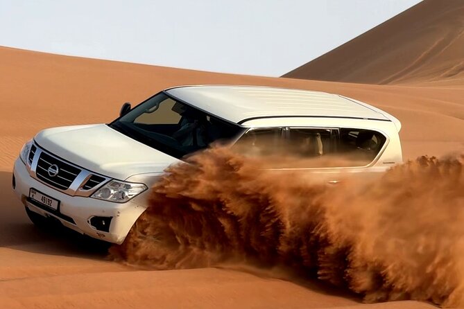 Evening Desert Safari Dubai BBQ Dinner Dune Bashing Dune Buggy - Sunset photos above the sand