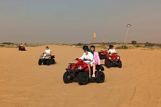 Evening Desert Safari Dubai with Quad Bike - Quad bikes first, dune bashing next