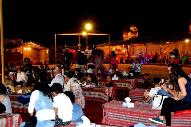 Evening Desert Safari from Dubai with Quad Bike Ride - Arabic welcome and camp activities