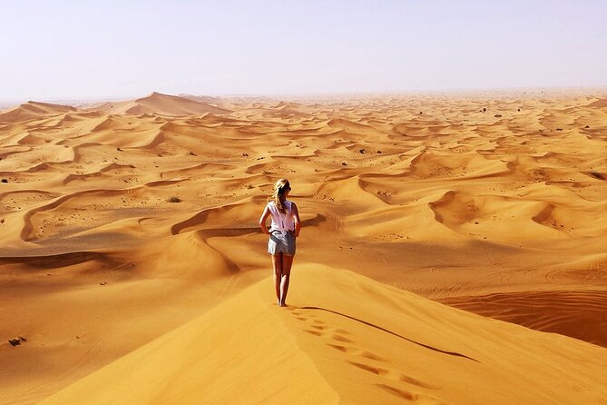 Evening Desert Safari with BBQ Dinner - BBQ buffet, vegetarian choices, and evening shows