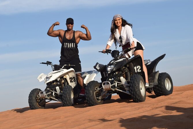 Evening Desert Safari with BBQ Dinner and Live Shows - Lahbab’s red dunes bring the excitement