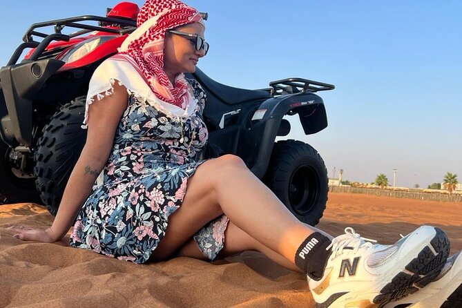 Evening Desert Safari with Quad Bike - Henna and Bedouin-style camp time