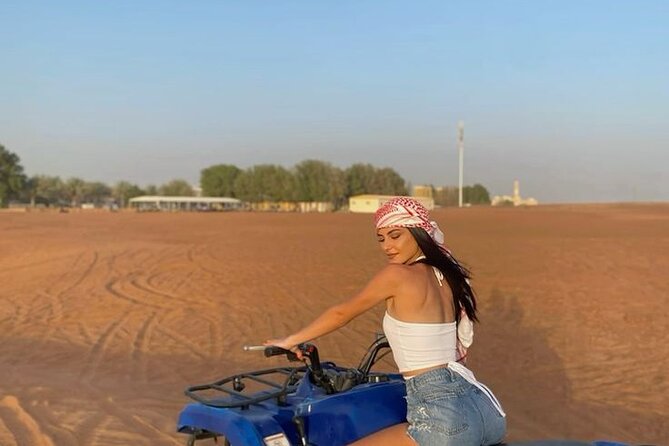 Evening Desert Safari with Quad Bike - BBQ dinner beneath the evening sky