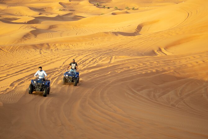Evening Desert Safari with Quad Bike, BBQ Dinner and Camel Ride - Leaving Dubai for Lahbab’s red dunes