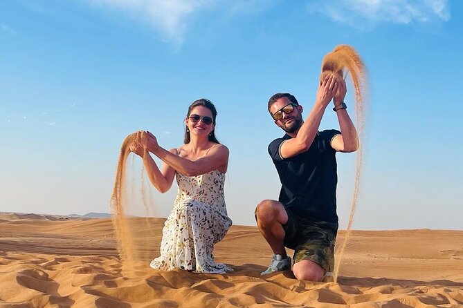 Evening Desert Safari with Quad Bike, Camel Ride & BBQ Dinner - The 4x4 ride across the high dunes
