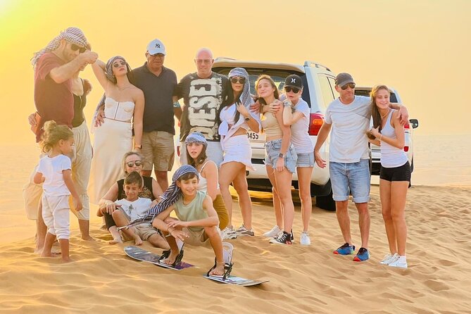 Evening Red Dune Desert Safari BBQ Dinner with Quad Bike - Sunset photos are worth protecting time for
