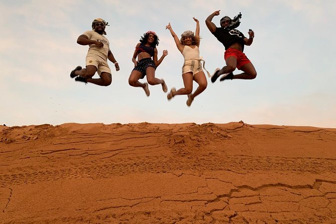 Evening Red Dunes Desert Safari With BBQ Dinner - Pickup and the ride to Lahbab