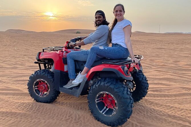 Evening Red Dunes Safari with Quad Biking, BBQ Dinner & LiveShows - Dinner under the stars at Al Awir