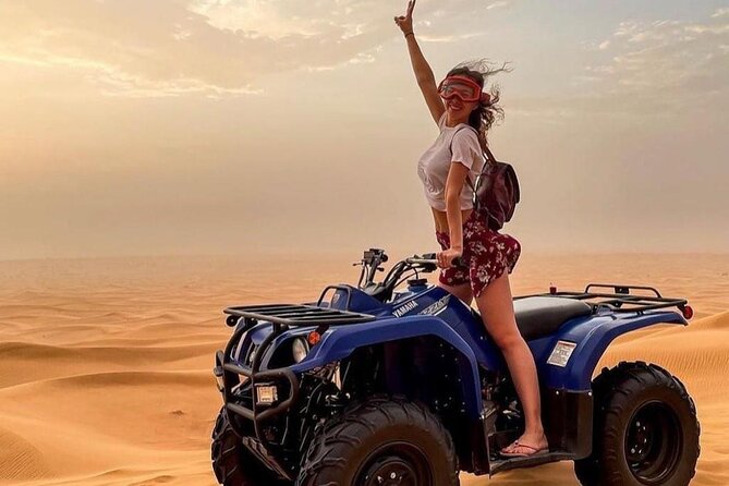 Evening Red Dunes Safari with Quad Biking, BBQ Dinner & LiveShows - Camel riding and the first taste of desert life