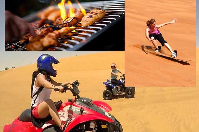 Evening Safari with Quad Bike, Camel Riding, BBQ Dinner and Dune Bashing - What this six-hour Dubai desert safari includes