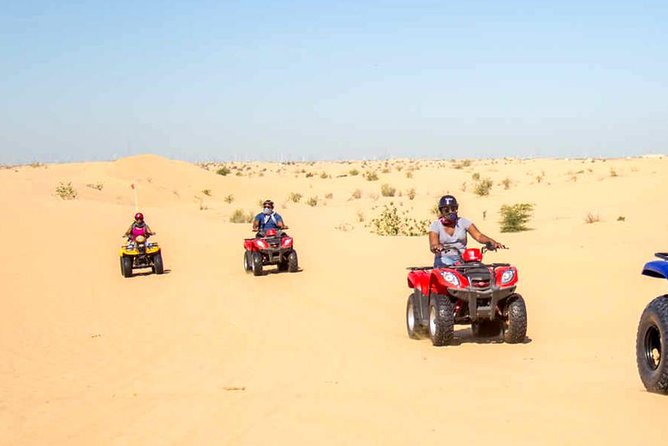 Evening Safari with Quad Bike, Camel Riding, BBQ Dinner and Dune Bashing - Leaving Dubai at 2:30 pm
