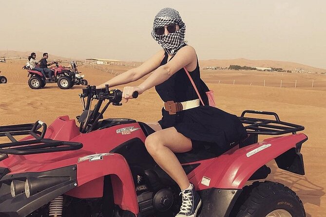 Exciting Morning Desert Safari & Thrilling Quad Bike Ride - A traditional camel ride at a slower pace