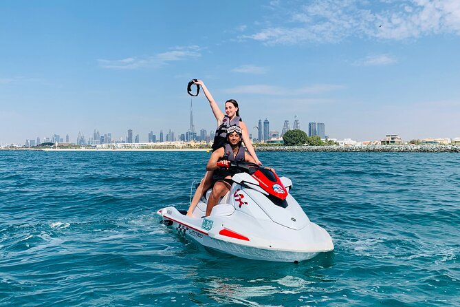 Exclusive 1HR Jet Ski Tour- Burj al Arab & Atlantis - Riding toward Atlantis and Dubai Marina